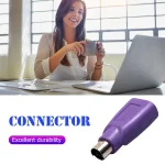 PS2 Male to USB Female Adapter Converter 2