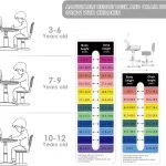 Kids Study Desk Chair Set LED Lamp Adjustable 6 | PricZone