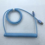 Coiled Spring USB C to USB Keyboard Cable 5 | PricZone