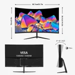 34 Inch 4K 1500R Curved Gaming Monitor 165Hz 6 | PricZone