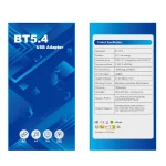 USB Bluetooth Adapter 150M Antenna for PC 4