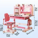 Kids Study Desk Chair Set Height Adjustable 6 | PricZone Kids Study Desk Chair Set Height Adjustable 6 | PricZone