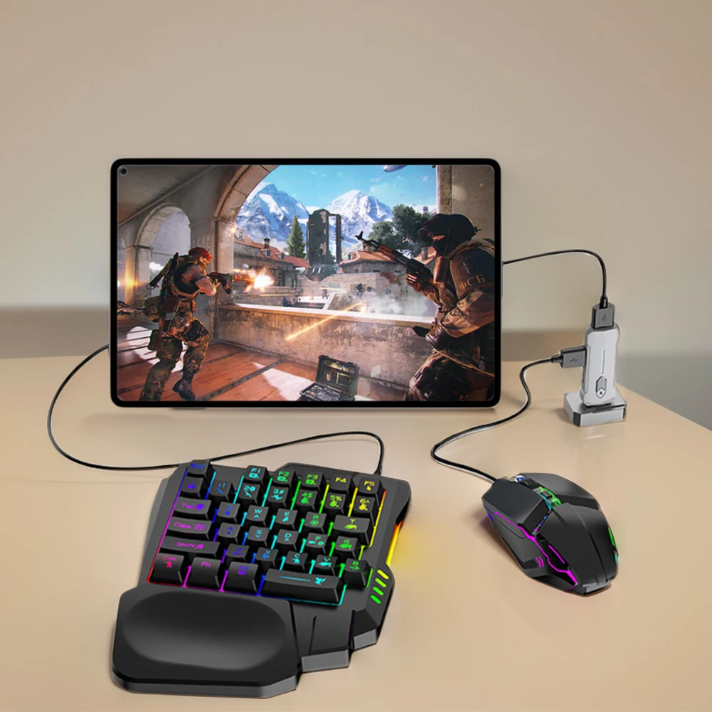 5in1 PUBG Mobile RGB Keyboard Mouse Kit 2 | PricZone 5 in 1 PUBG Mobile RGB Keyboard Mouse Kit 2 | PricZone