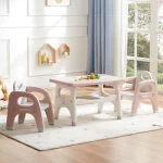 Kids Plastic Activity Table 2 Chairs Toddler 1 | PricZone