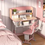 Kids Study Desk Chair Set Adjustable Drawer 4 | PricZone
