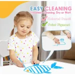 Toddler Table Chair Set Graffiti Proof Adjustable 4 | PricZone