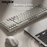 KM3 Wireless Keyboard and Mouse Combo 98 Key 1 | PricZone
