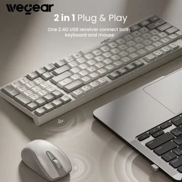 KM3 Wireless Keyboard and Mouse Combo 98 Key 1 | PricZone