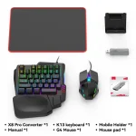 5-in-1 PUBG Mobile RGB Keyboard Mouse Converter 5