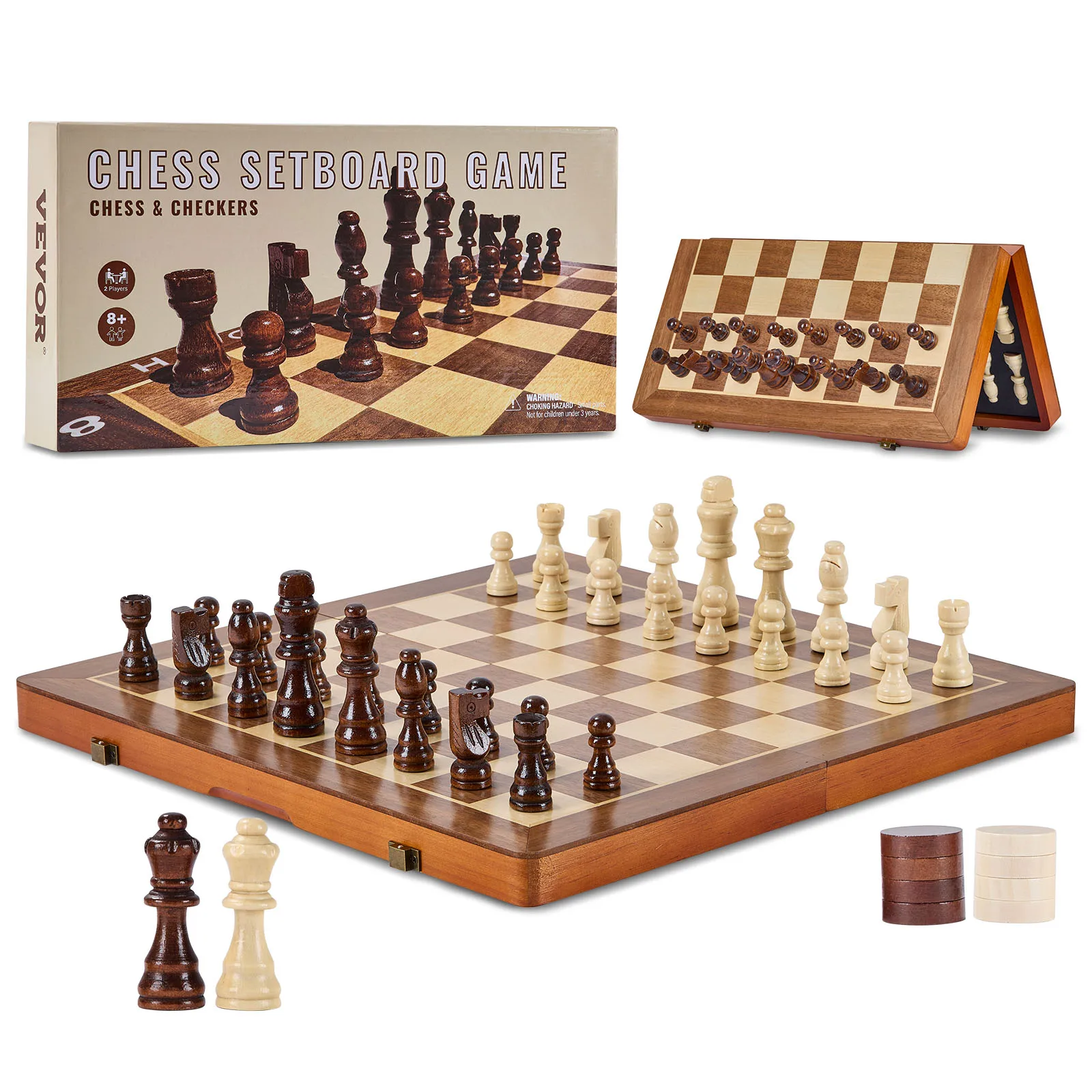 SucceBuy 15inch Wooden 2in1 Chess Set 1 | PricZone SucceBuy 15 inch Wooden 2 in 1 Chess Set 1 | PricZone