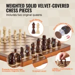 SucceBuy 15inch Wooden 2in1 Chess Set 4 | PricZone SucceBuy 15 inch Wooden 2 in 1 Chess Set 4 | PricZone