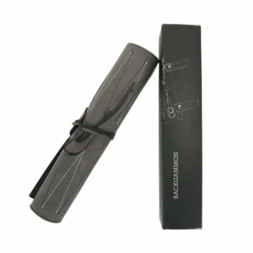 Portable Roll Up Backgammon Set PU Leather 1 | PricZone