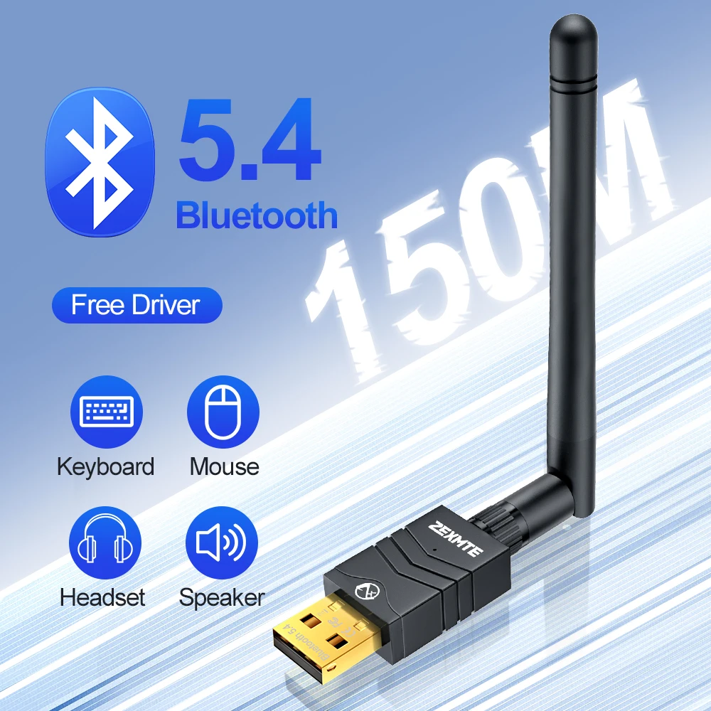 ELECTOP USB Bluetooth 54 PC Dongle 150m 1 ELECTOP USB Bluetooth 5.4 PC Dongle 150m 1