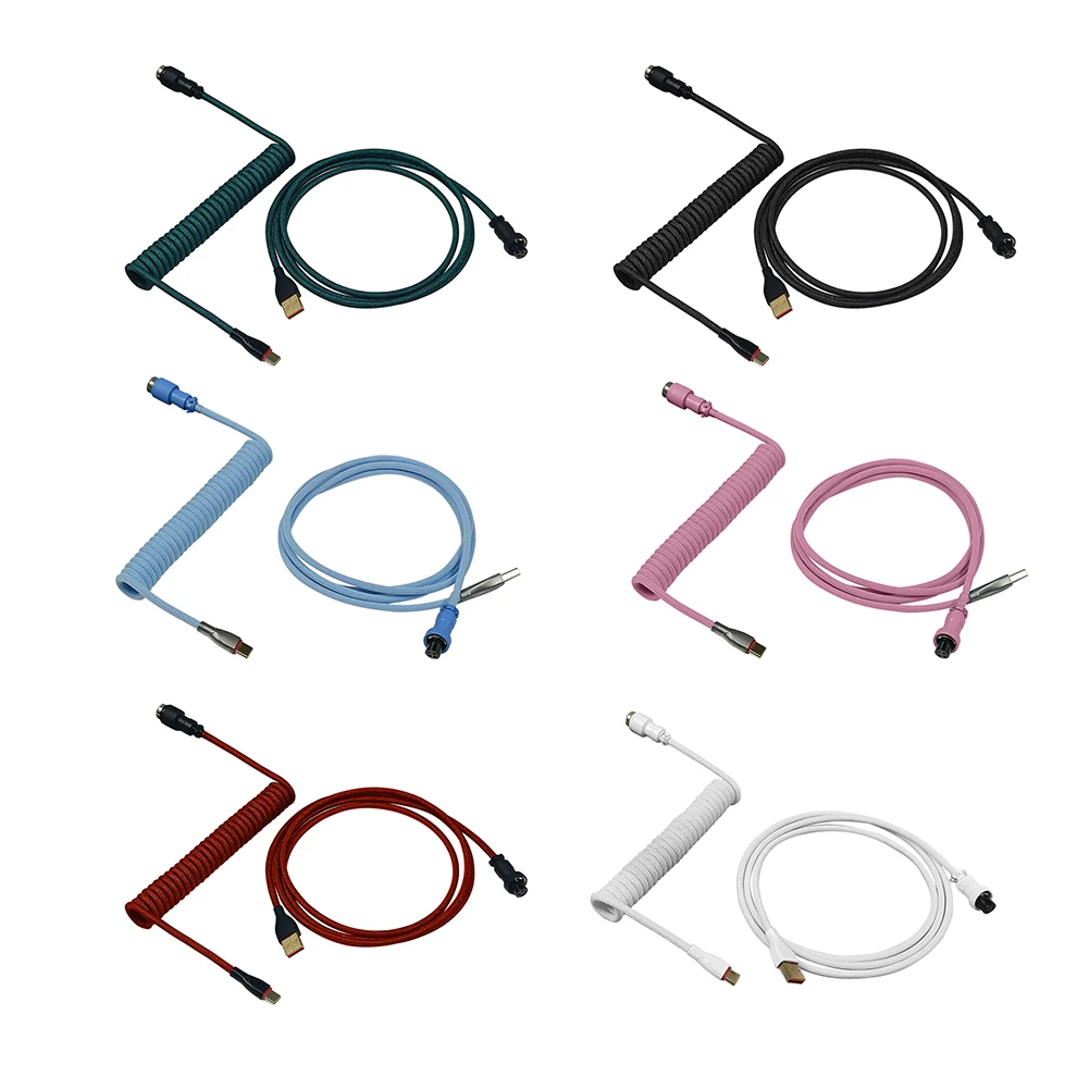 1.8m Aviator Coiled USB-C to USB Cable 1 1.8m Aviator Coiled USB-C to USB Cable 1