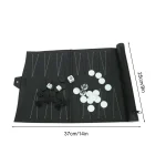 Portable Roll Up Backgammon Set PU Leather 6 | PricZone