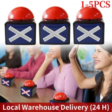 Red Trivia Buzzer Button with Light and Sound 1 | PricZone