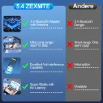 ELECTOP USB Bluetooth 5.4 PC Dongle 150m 6