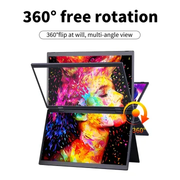 15.6-Inch Dual Screen Portable Monitor 2