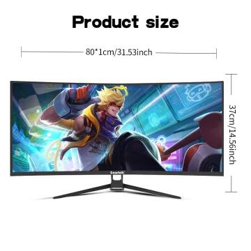 Gawfolk 34-inch 1500R 144Hz Curved Gaming Monitor 1