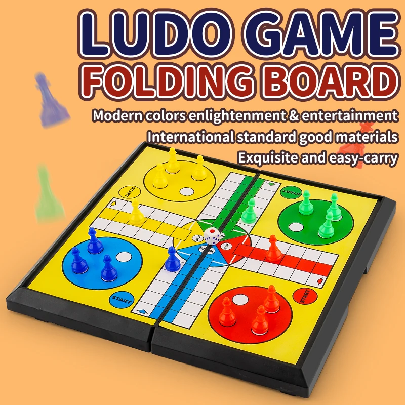 Portable Folding International Ludo Game Set 3 | PricZone Portable Folding International Ludo Game Set 3 | PricZone