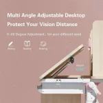 Kids Study Desk Adjustable Tiltable with Storage 5 | PricZone
