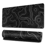 Topographic Contour Extended Mouse Pad 3mm Base 4