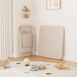 Folding Table 3 Chairs Set Portable Soft Cushion 6 | PricZone Folding Table 3 Chairs Set Portable Soft Cushion 6 | PricZone