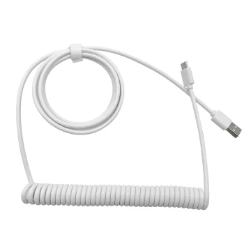 Coiled Spring USB C to USB Keyboard Cable 1 | PricZone