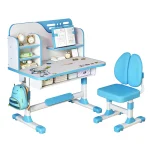 Kids Study Desk Chair Set 2 Piece Adjustable 4 | PricZone