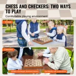 SucceBuy 15inch Wooden 2in1 Chess Set 5 | PricZone SucceBuy 15 inch Wooden 2 in 1 Chess Set 5 | PricZone