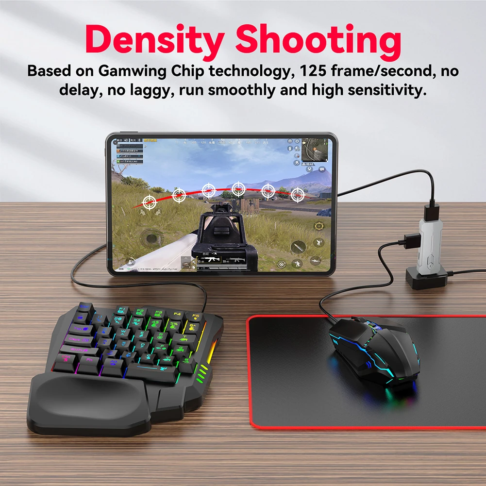 5in1 PUBG Mobile RGB Keyboard Mouse Kit 1 | PricZone 5 in 1 PUBG Mobile RGB Keyboard Mouse Kit 1 | PricZone
