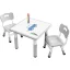 Toddler Table Chair Set Graffiti-Proof Adjustable