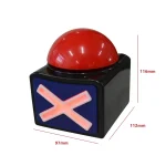 Red Trivia Buzzer Button with Light and Sound 6 | PricZone