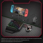 RGB Backlit Keyboard Mouse Combo for Consoles 5 | PricZone