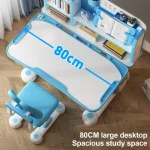 Kids Study Desk Chair Set 2 Piece Ergonomic 3 | PricZone