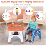 Kids Dinosaur Table and Chair Set Activity 2Piece 4 | PricZone Kids Dinosaur Table and Chair Set Activity 2 Piece 4 | PricZone