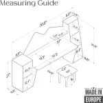 Kids Study Desk Bookshelf 2 Stools Ages 3 8 2 | PricZone
