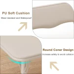 Folding Table 3 Chairs Set Portable Soft Cushion 4 | PricZone Folding Table 3 Chairs Set Portable Soft Cushion 4 | PricZone