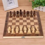 Magnetic Wooden Folding Chess Set 24cm 2 | PricZone